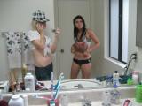 RealAmateursPix.com - Two funny chicks shotting eachother and together. non nude Image 2